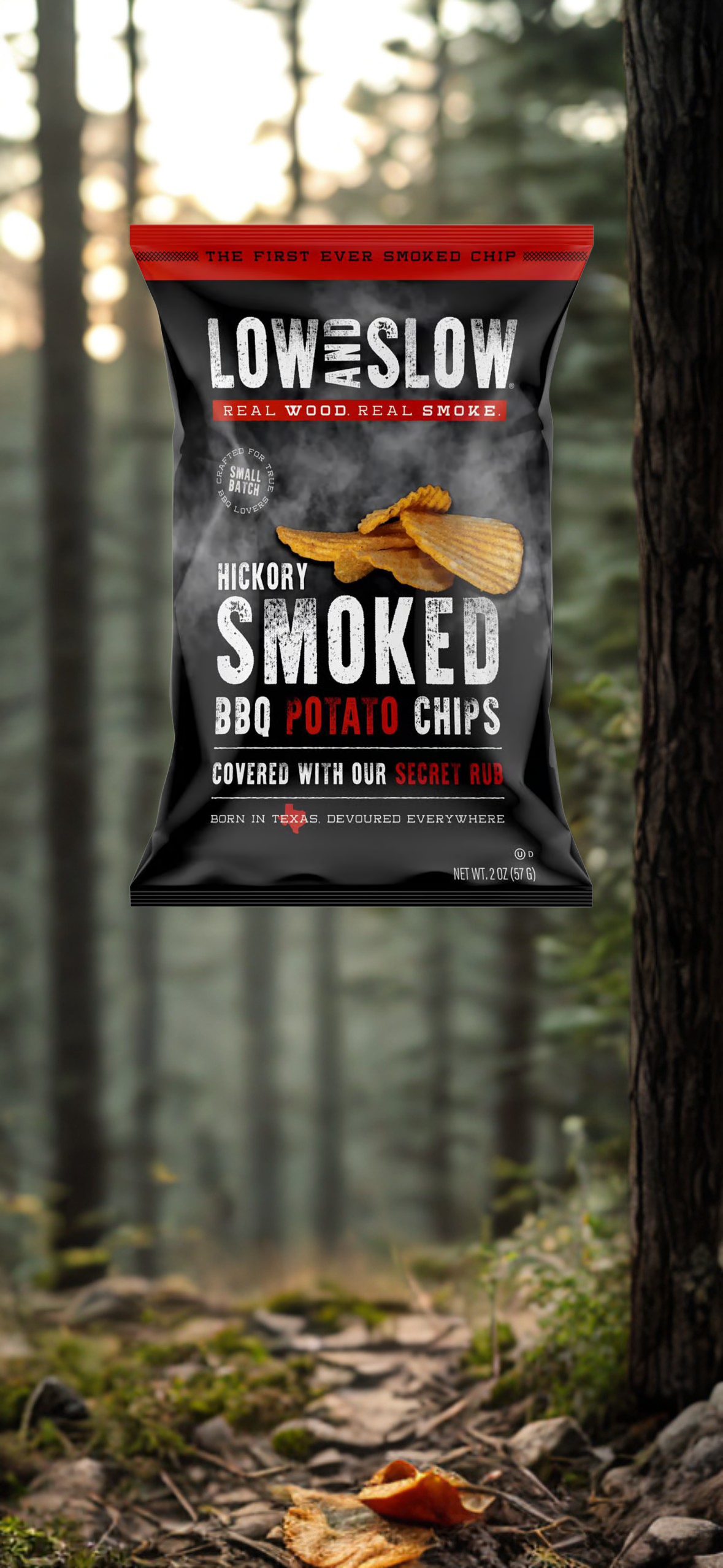 Low and Slow Hickory Smoked BBQ Chip 2 oz.