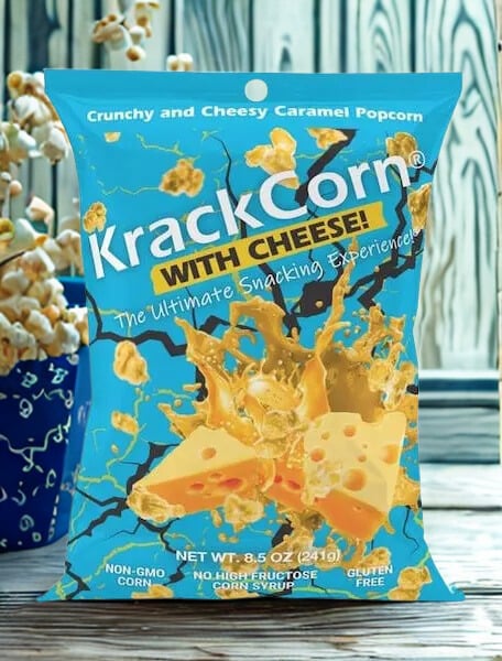 KrackCorn With CHEESE! 8.5 OZ Family Size
