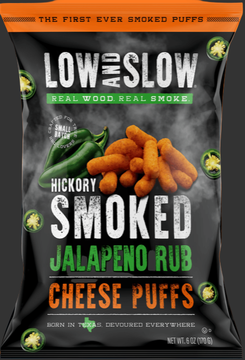 Low & Slow Hickory Smoked BBQ Jalapeno Cheese Puffs 2 oz.