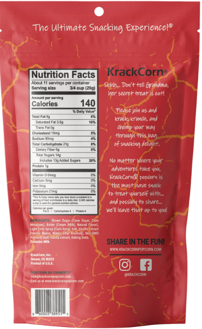 KrackCorn Original 11 OZ Family Size