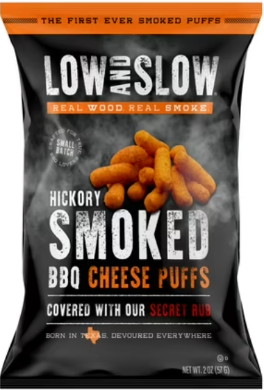 Low and Slow BBQ Cheese Puffs 2 oz.
